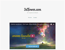 Tablet Screenshot of 3dtower.com